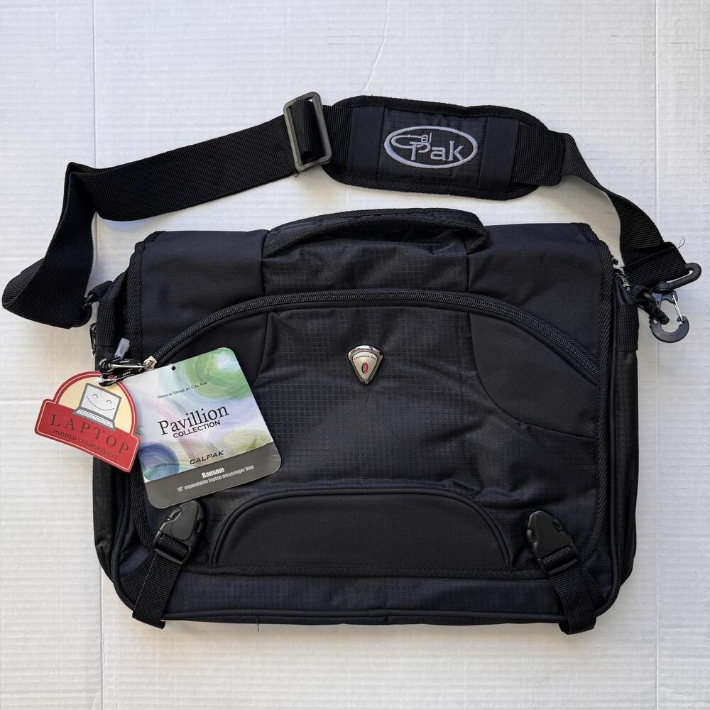 CALPAK Ransom Laptop Shoulder Messenger Bag Expandable Travel Work Ripstop NEW